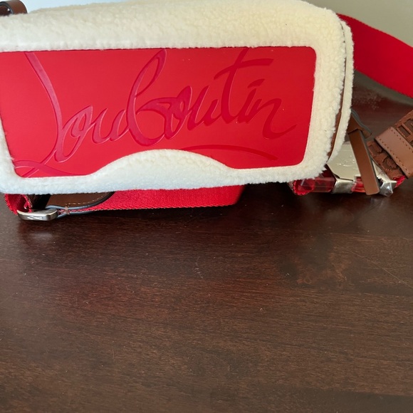 Christian Louboutin Cream and Brown Crossbody Bag - Picture 7 of 8